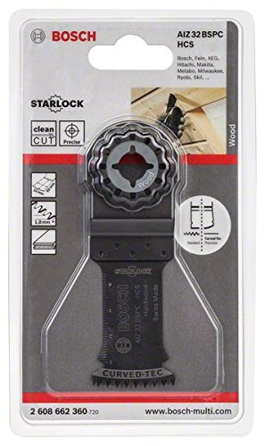 Bosch Professional 1x HCS Plunge Cutting Saw Blade AIZ 32 BSPC (for Hardwood 50 x 32 mm, Accessory Multitool) - Image 2