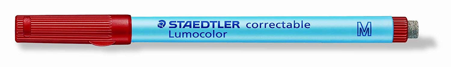 Staedtler 305M WP4 Lumocolor Correctable Transparency Pen Nib M Pack of 4, correct M, 4 count (Pack of 1) - Image 3
