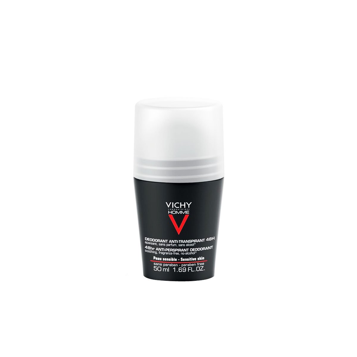 Vichy Homme Extreme Anti-Perspirant Roll-On 72H 50ml, white, 50 ml (Pack of 1)