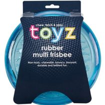 Petface Toyz by Petface Rubber Frisbee Dog Toy - colours may vary
