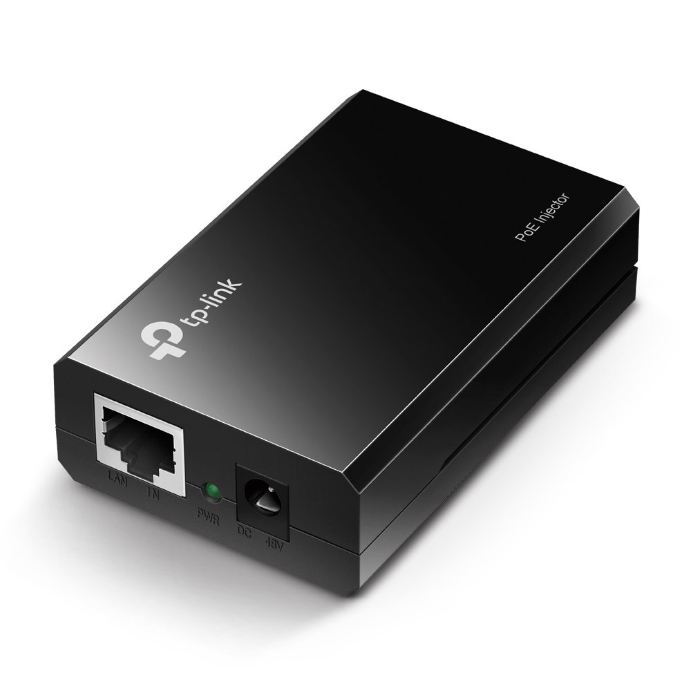 TP-Link POE150S PoE Injector 48v, Omada IEEE 802.3af Compliant, Gigabit Ethernet PoE Injector, Non-PoE to PoE Adapter