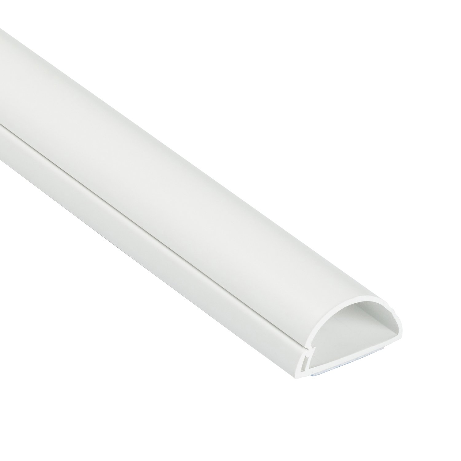 D-Line EU/1D3015W/EH Mini Trunking, Electrical Cable Management Solution, Self-Adhesive Cord Cover, 30mm (W) x 15mm (H)