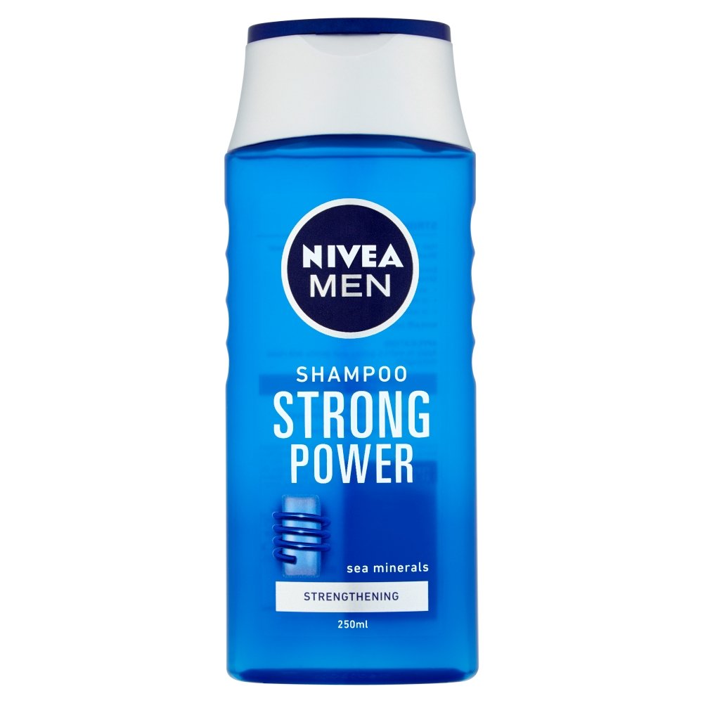 NIVEA Men Strong Power Shampoo, 250 ml, 250 ml (Pack of 1)