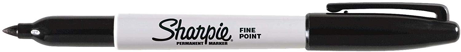 Sharpie Permanent Markers, Black, 1 count (Pack of 36) - Image 3