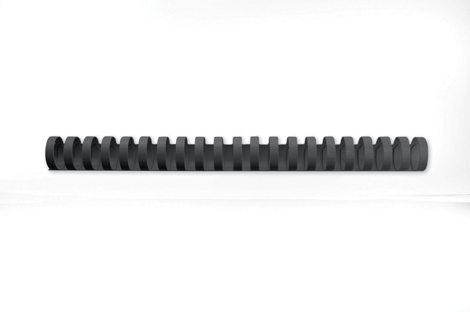 GBC 4028182 CombBind Binding Combs, 25 mm, 225 Sheet Capacity, A4, 21 Ring, Black, Pack of 50