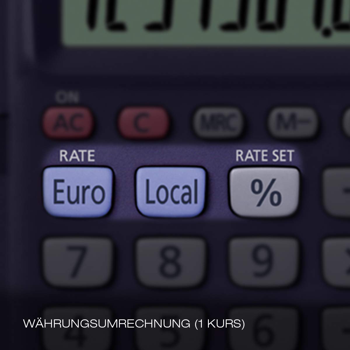 CASIO Calculator HS-8 VER, Blue - Image 2