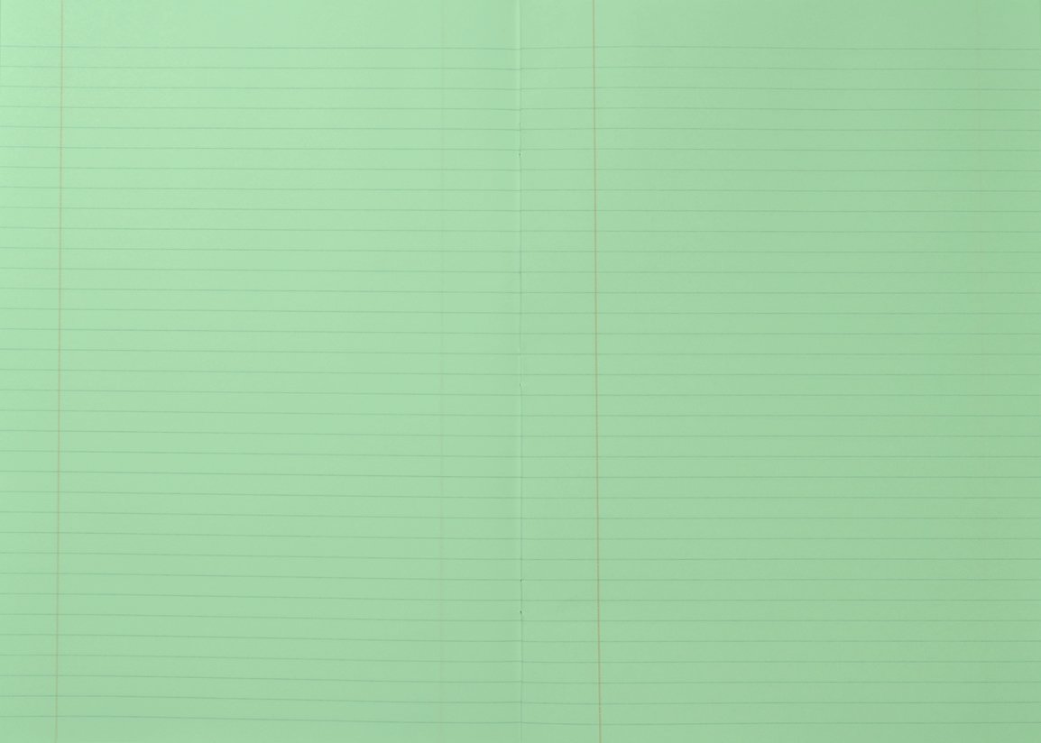 Rhino A4 Tinted Exercise Book, Light Blue Cover with Green Coloured Paper, 10-Pack - Image 4