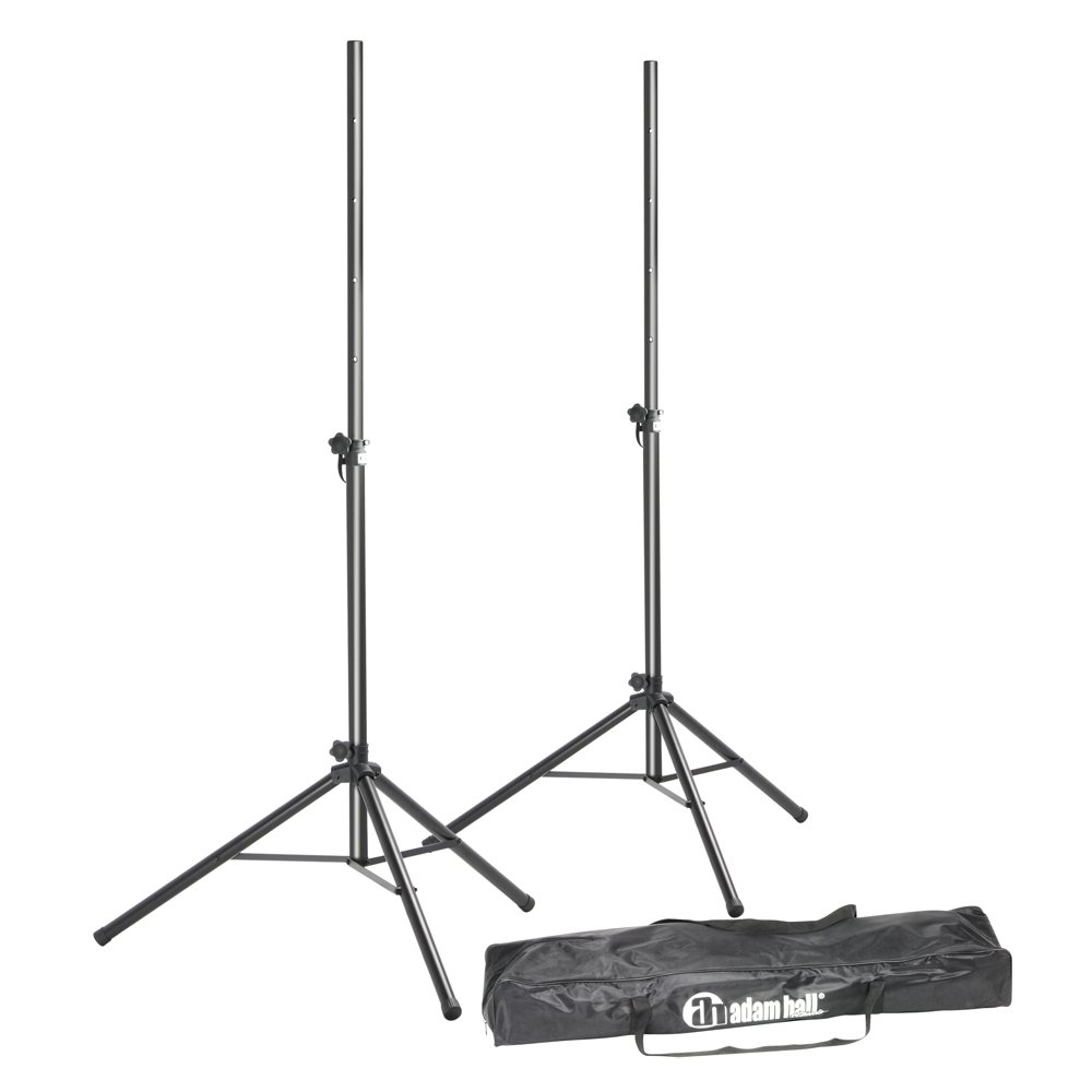 Adam Hall Speaker Stand with Bag (Set of 2), 2er Set schwarz mit Tasche