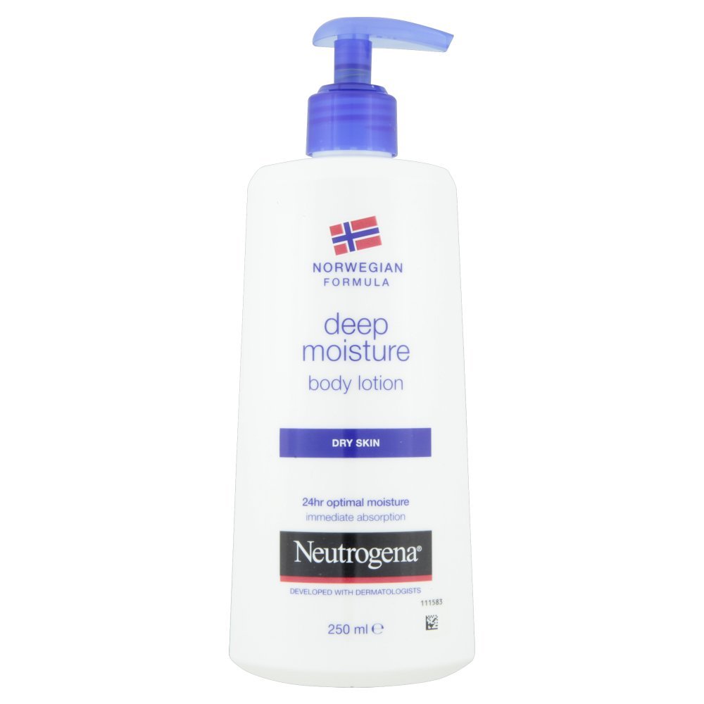 Neutrogena Norwegian Formula Deep Moisture Fast-Absorbing Body Lotion (1x 250ml)