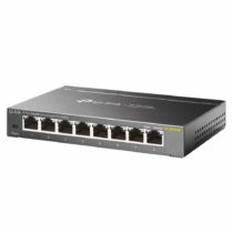 TP-Link Managed Network Switch 8-Port Gigabit, Support QoS VLAN IGMP Snooping, Network Monitoring through Web Interface, 3.68 W(TL-SG108E), Black