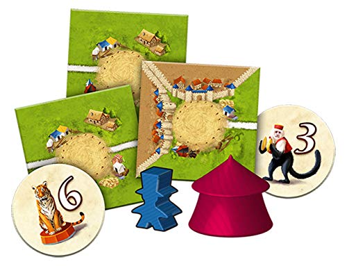 Z-Man Games, Carcassonne Under the Big Top, Board Game EXPANSION 10, Ages 7 and up, 2-6 Players, 45 Minutes Playing Time - Image 3