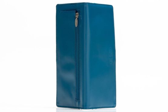 Big Skinny Women's Executive Leather Bi-Fold Checkbook Slim Wallet, Holds Up to 40 Cards - Image 4