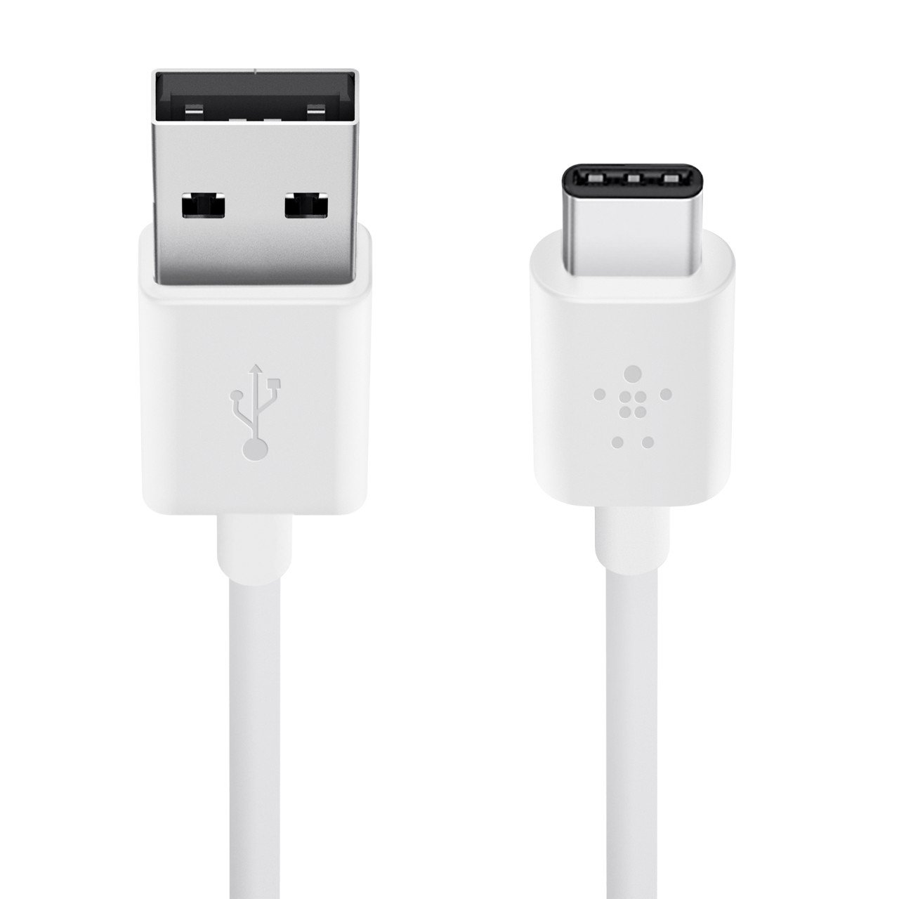 Belkin USB-IF Certified 2.0 USB-A to USB Type C (USB-C) Charge Cable, White, 10 ft/3 m, 3 m/10 ft - Image 3
