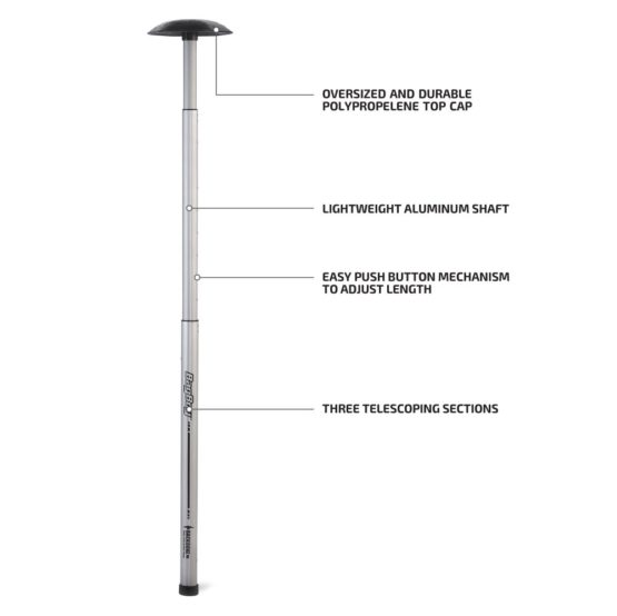 Bagboy Backbone T/Cover Support, Silver - Image 2