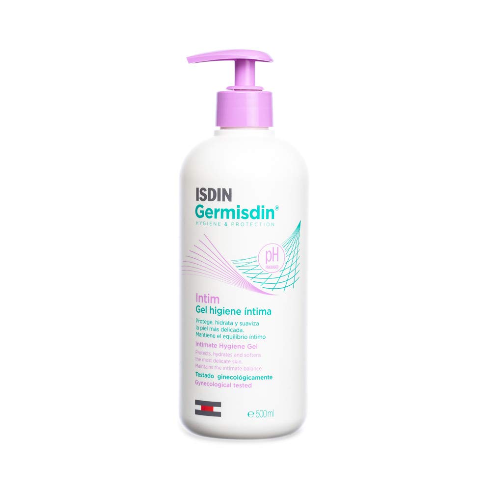 ISDIN Germisdin Intim Intimate Hygiene Gel (500ml), White, 567 g (Pack of 1)