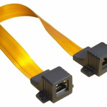 Good Connections SAT Door/Window Feed-through Cable Extremely Flat - F Coupling to F Coupling - transparent transparent Länge: 51-54 cm