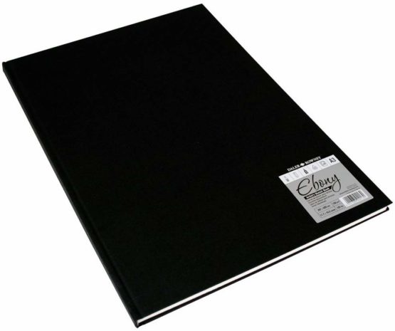 Daler-Rowney Ebony Hardback A3 Portrait 160g 54 Sheet Sketchbook