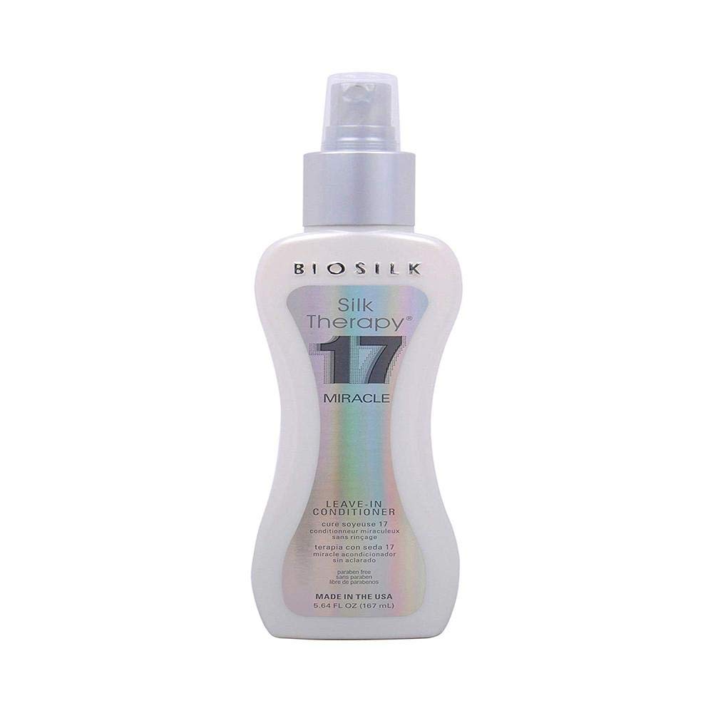 BioSilk Silk Therapy 17 Miracle Leave In Conditioner, 167 ml, white, 167 ml (Pack of 1)