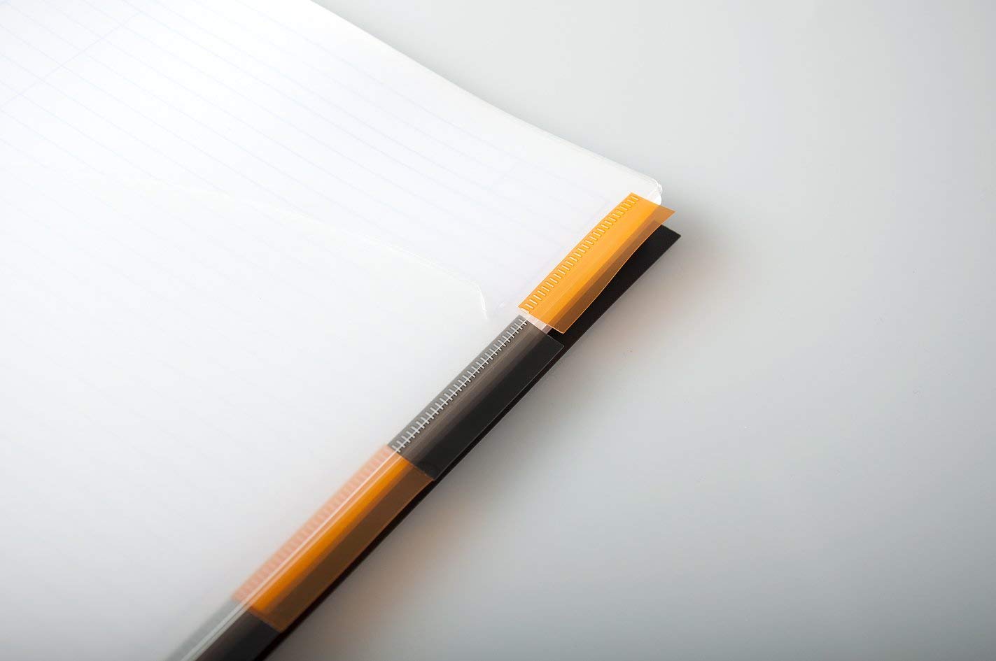 Rhodia Business Collection Pro Book Spiral Bound Notebook - A4+, Black Lined & Margin - Image 3