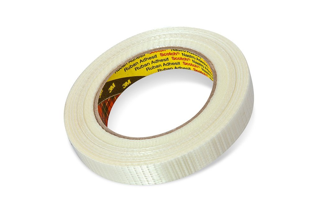 Scotch DE272958245 Cross Weave Filament Tape, 19 mm x 50 m, Translucent, Transparent
