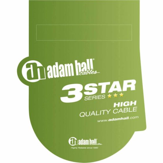 Adam Hall 3 Star Series 1m XLR Female to 6.3mm Jack Stereo Microphone Cable - Image 2