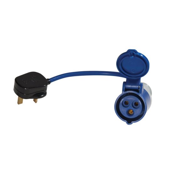 PowerMaster 818738 Fly Lead Converter 13A Plug to 16A Socket - Image 2