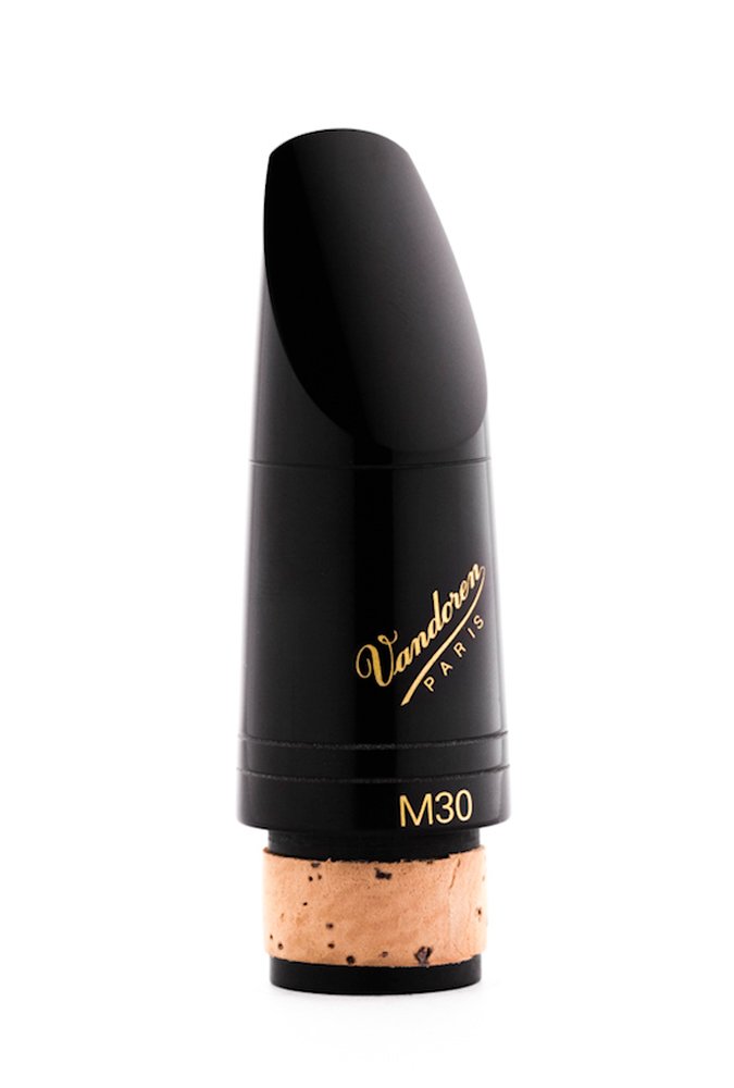Vandoren M30 Eb Clarinet Mouthpiece, Traditional Beak, Beak Wood, Schwarz