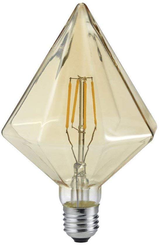 Trio Leuchten 901 479 A +, Bulbs, Glass, 4 Watts, E27, Brown Tint, 11.5 x 11.5 x 17 cm, Braun Getönt