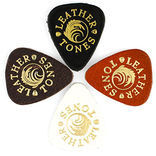 Leather Tones - Mixed Pack of Four, Tan, White, Brown, Black