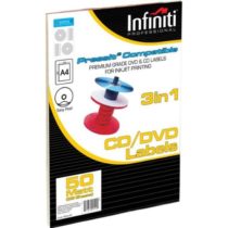 Infiniti RSWL50 A4 Blank White CD Label (50)