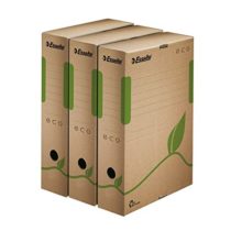 Esselte A4 Eco Archiving Box, Brown, Pack of 25