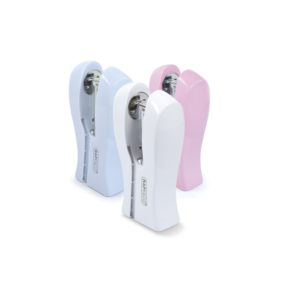Rapesco 1378 Stand Up/Space-Saving Stapler, 20 Sheet Capacity, Candy Pink - Image 3
