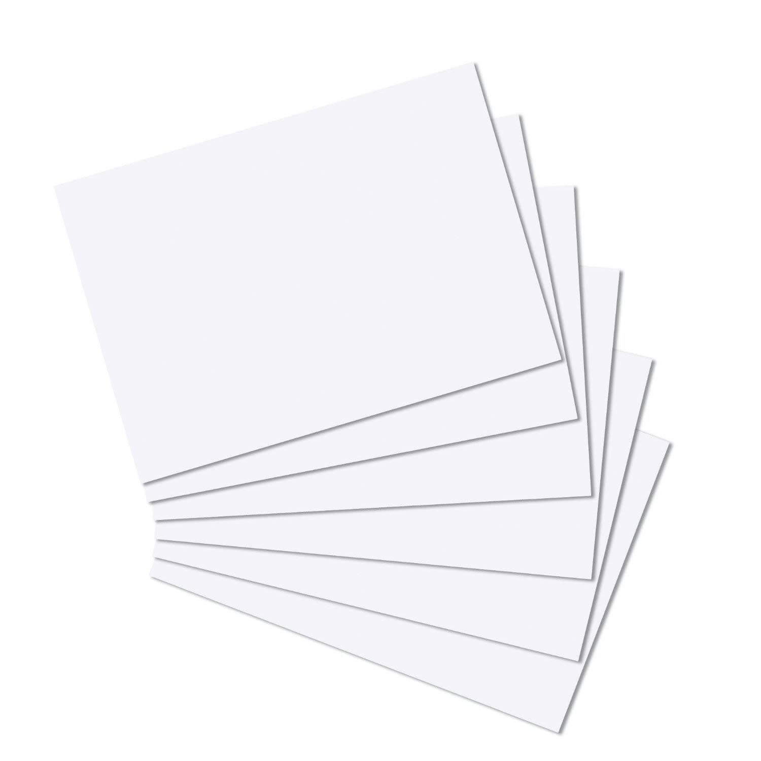 A6 White Card Postcard Size Blank Card Crafting Thick Card 50 sheets 300gsm 