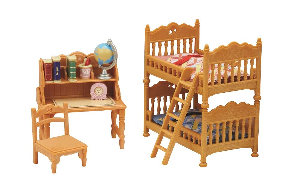 Sylvanian Families Children's Bedroom Set - dollhouse furniture 5338, Multicolor