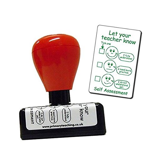 Self Assessment Let Your Teacher Know Pre Inked School Teachers Feedback Marking Stamper Stamp 42x22mm Primary Teaching Services (Green) - Image 2