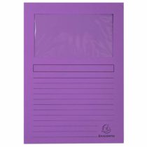 Exacompta - Ref. 50101E - Forever Window Folders, 120 gsm, A4 - Lilac, Pack of 100