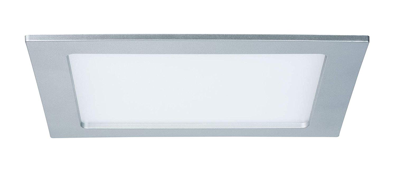 Quality RL Set Panel Angular LED 1x18W 4000K 230V 220x220mm chr met/Plastic, Chrome Matt, 22x22x0,5 cm - Image 2