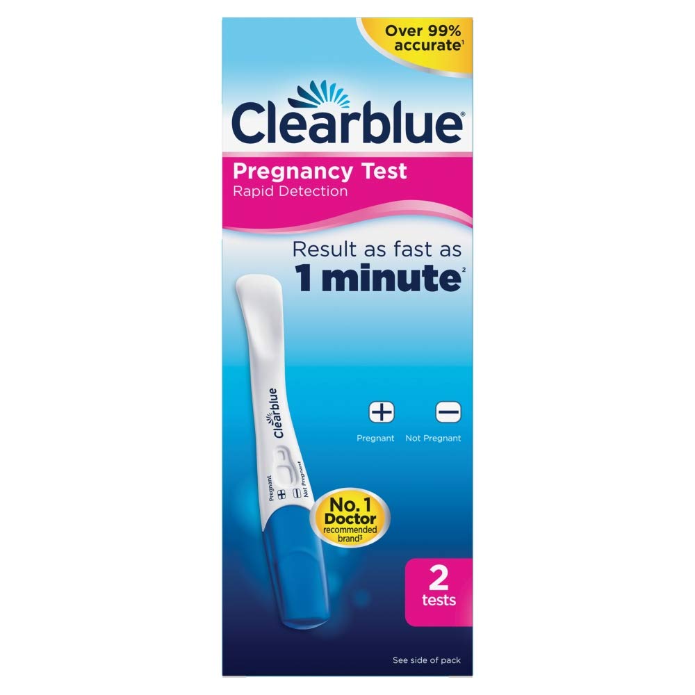 Pregnancy Test – Clearblue Rapid Detection, Result As Fast As 1 Minute ...