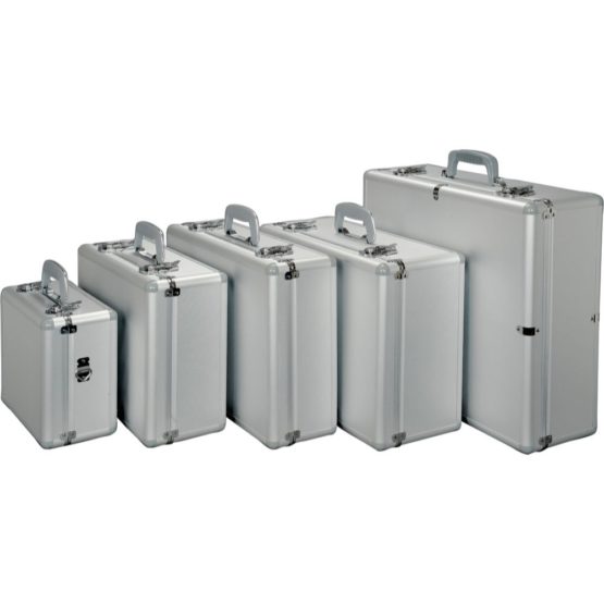 Alumaxx Multifunktionskoffer Stratos I, Piloten Koffer aus Aluminium, Aktenkoffer in Silber, Photokoffer Pilot Case, 30 cm, 5 liters, Silver (Silber)