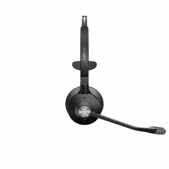 Jabra Engage 65 On-Ear DECT Mono Headset - Skype For Business Certified Wireless Headphones with Advanced Noise Cancellation for Deskphones and Softphones – Black – UK Version - Image 4