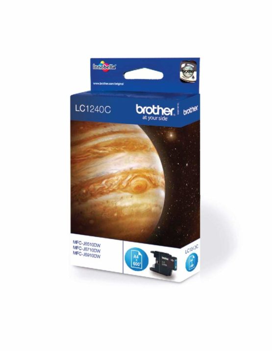 Brother LC-1240C Inkjet Cartridge, Cyan, Single Pack, High Yield, Includes 1 x Inkjet Cartridge, Brother Genuine Supplies - Image 2