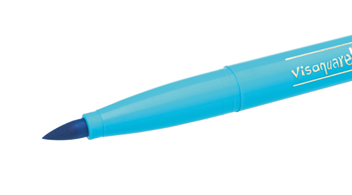 BIC KiDS Visaquarelle Brush Felt Pens (Pot x 18), Multi, 1 count (Pack of 18) - Image 3