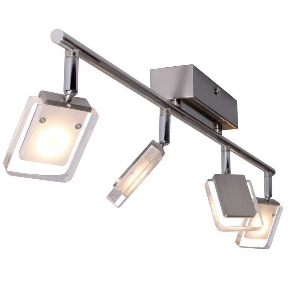 Wofi Vileta 9254.04.64.0000 Ceiling Light Matt Nickel 4 x LED 4.5 W 19 ...