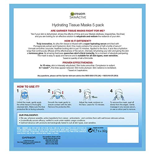 Garnier SkinActive Moisturising Tissue Mask - Image 4