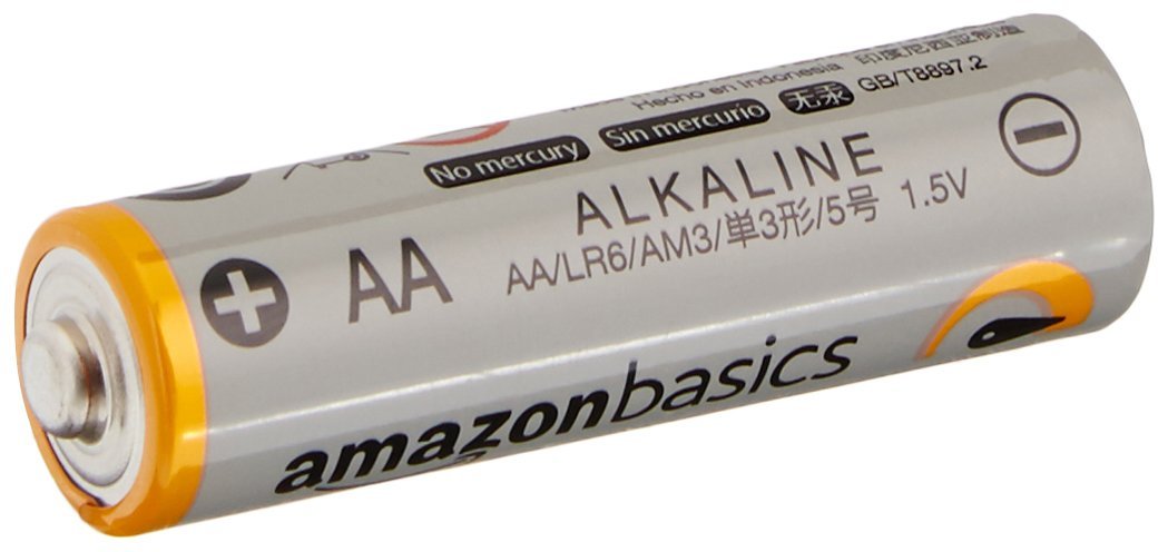 Amazon Basics 8-Pack AA Alkaline High-Performance Batteries, 1.5 Volt, 10-Year Shelf Life, Grey - Image 2