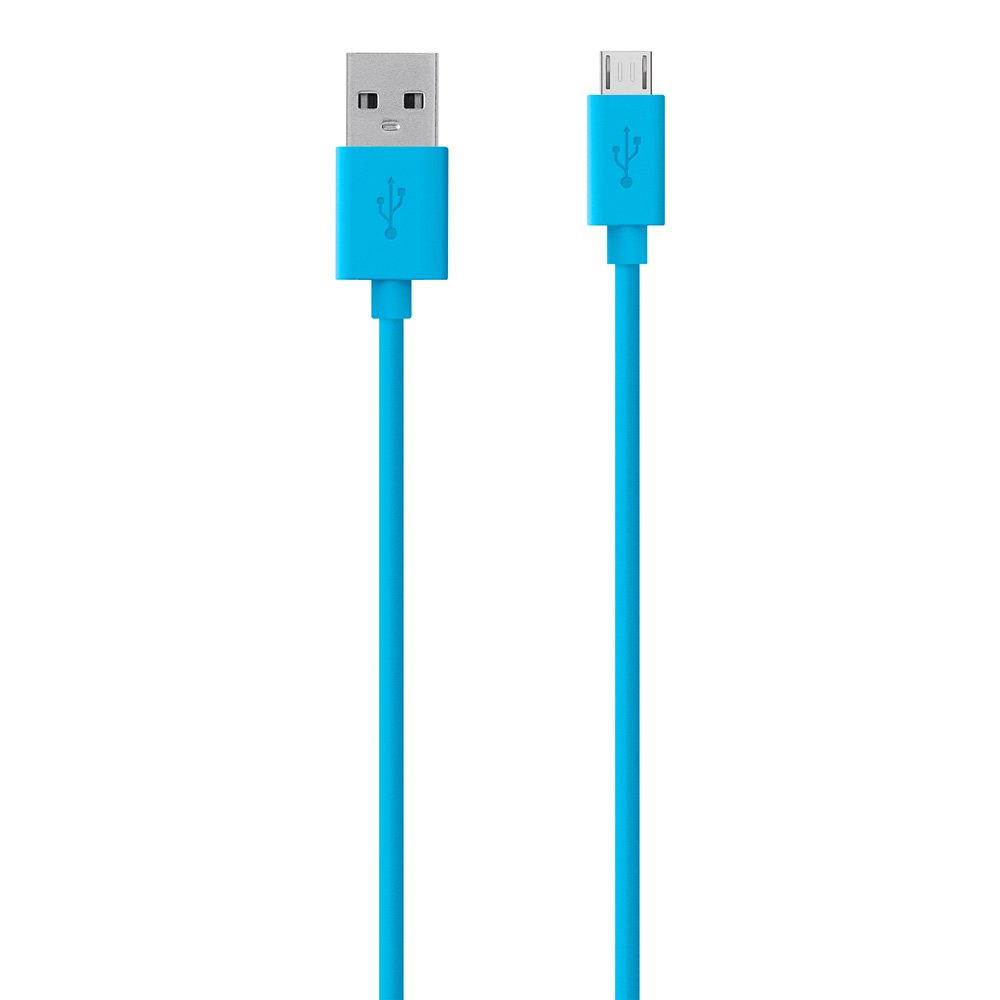 Belkin MixIt Colour Range 2m Micro USB Cable for Smartphones and Tablets - Blue, 2 Meters