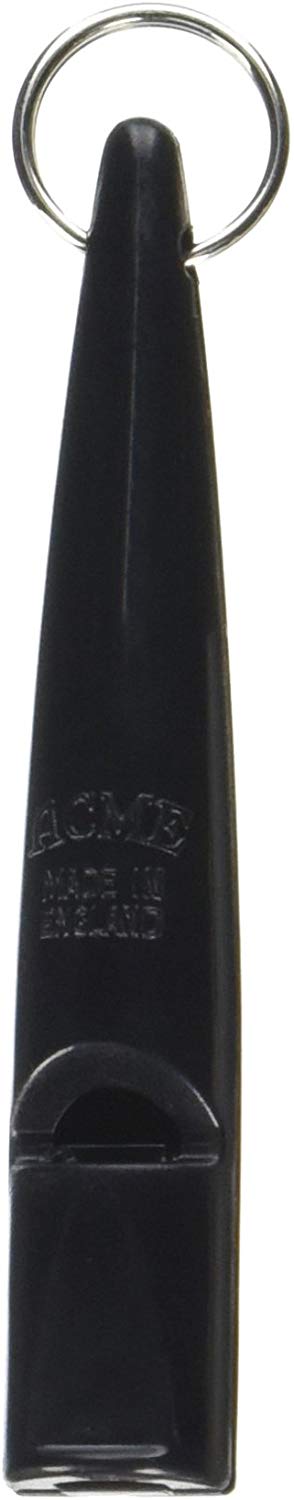 ACME 210.5 Dog Whistle - Black - Standardised 5700Hz - Dog Recall Whistle for Spaniels - BPA-Free Plastic - Made in England