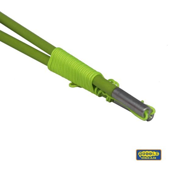 Juggle Dream SuperGlass Fibre Diabolo Control Handsticks with String - with EVA handles (Green) - Image 2