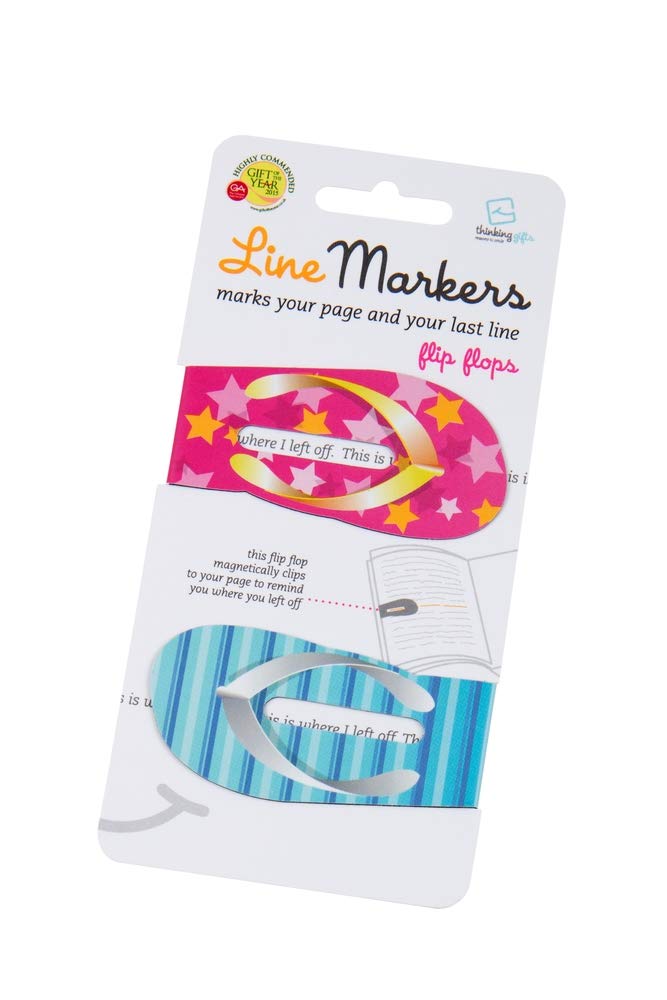 Line Flip Flop Mark, White
