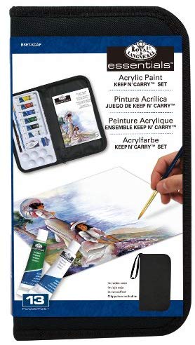 Royal & Langnickel Keep N' Carry Acrylic Painting Set, Assorted